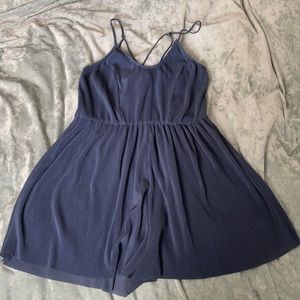 Flowy blue romper